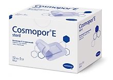 COSMOPOR E steril - Самоклеящиеся послеоперац. повязки: 7,2 х 5 см; 50 шт.
